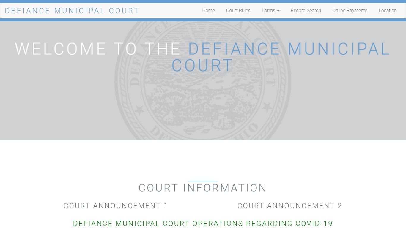 Defiance Municipal Court
